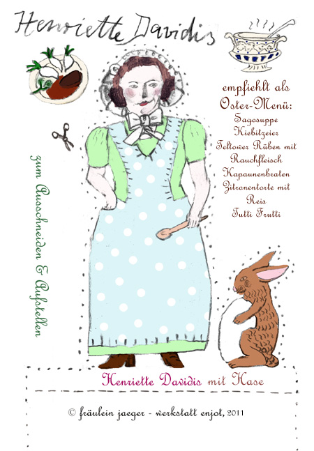 Henriette Davidis mit Ostermenu